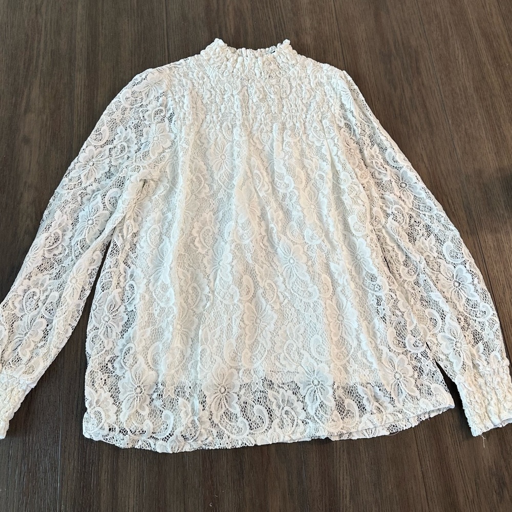 White Lace Blouse